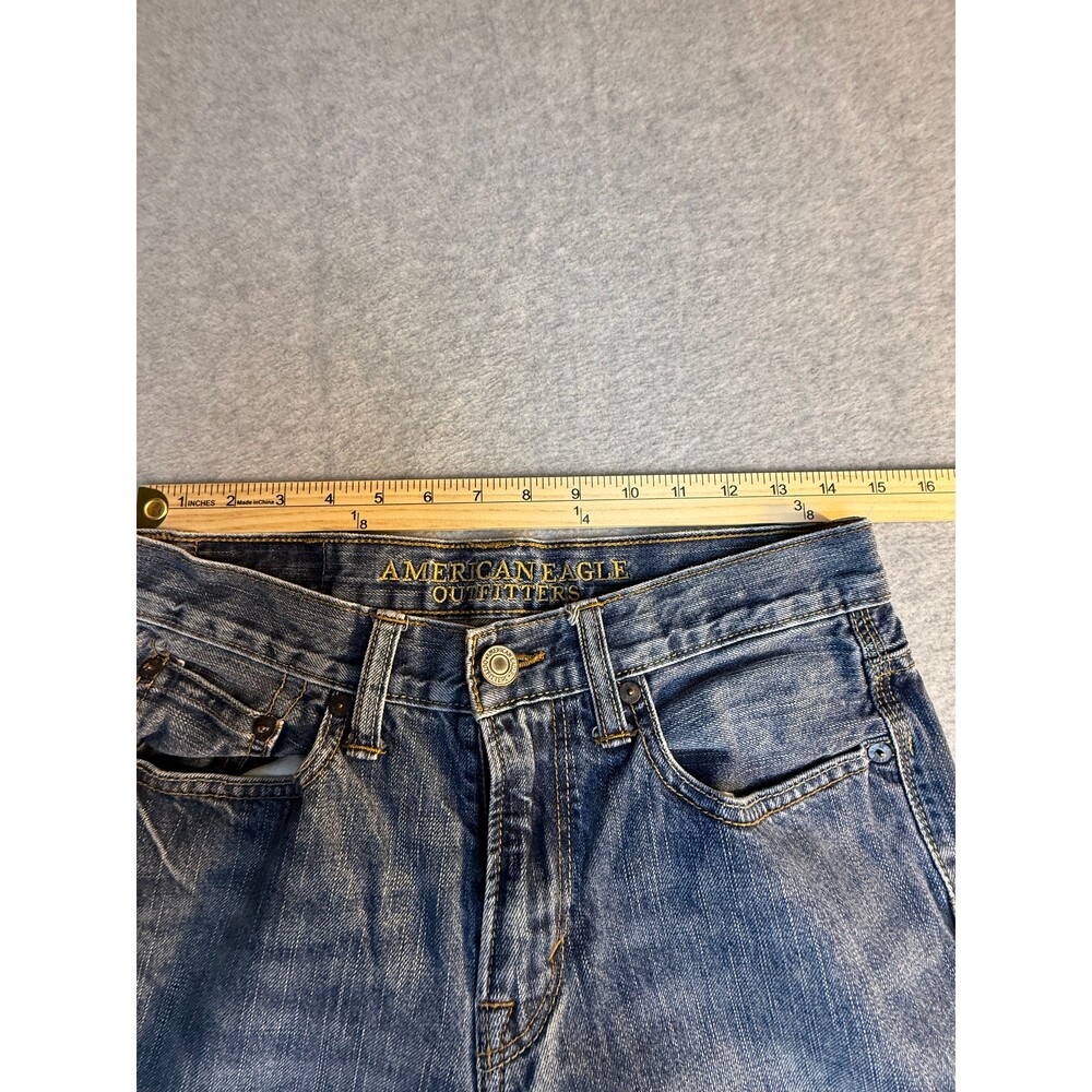 American Eagle Original Bootcut Jeans Women's Y2K Size 29x32 Medium Wash - Picture 8 of 12